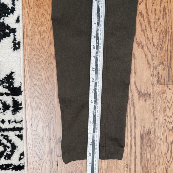 Lululemon Commission Pants Mens 32 Heathered Dark Olive Slim Wool Chino M5561S - Picture 14 of 14